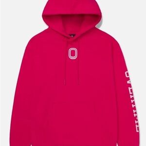Overtime Youth Large Neon Pink Kids Hoodie